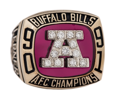 1991 Buffalo Bills AFC Championship Ring